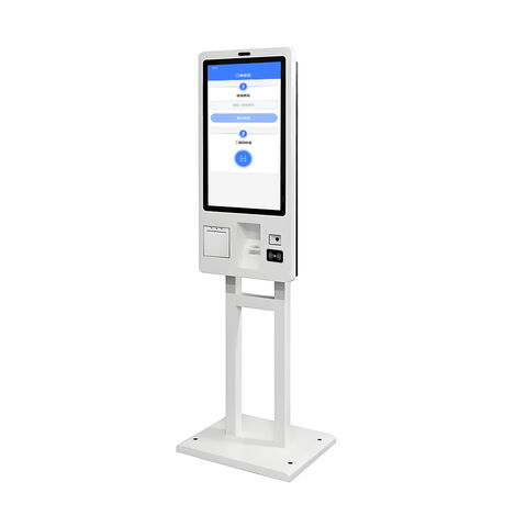 24inch Floor Standing Touch Screen Self Service Tap to Pay Competitive Price Cinema Self Service Ticket Ordering Kiosk