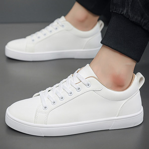 Nouvelles baskets blanches style 2026 - Chaussures polyvalentes pour hommes pour toutes les occasions - Chaussures de skate tendance, chaussures simples, chaussures décontractées - Product Image 4