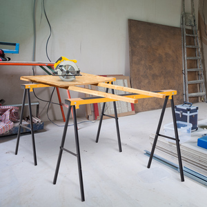 ชุด durhand ขาตั้งแบบพกพาและพับได้2ชิ้นท็อปกันลื่นน้ำหนักสูงสุด250กก. - Product Image 2