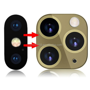 Nouvelle arrivée secondes changement étui pour <span class=keywords><strong>iphone</strong></span> x xs max changement à <span class=keywords><strong>11</strong></span> pro max protecteur d'écran d'objectif de caméra en métal - Product Image 5