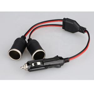 12-24V Auto Netsnoer Sigarettenaansteker Oplader 1/<span class=keywords><strong>2</strong></span> 1/<span class=keywords><strong>3</strong></span> Splitter Verlenging Dedicated Socket Voor Bus Truck Auto & Koelkast - Product Image 4