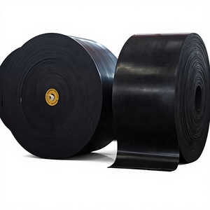 Yüksek verimlilik yüksek kalite siyah kauçuk düz kayma ağır konveyör bant üst tedarikçisi - Product Image 1