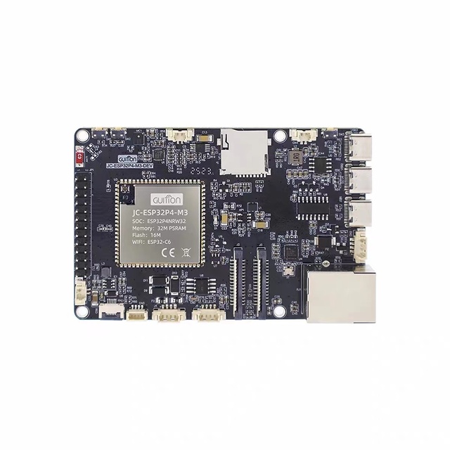 ESP32P4 Module Is Equipped with an ESP32-C6 Dual-core Dual-chip Camera and RJ45 100Mbps Network Port.