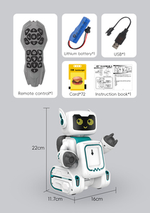 Hot Bán Có Thể Sạc Lại Cảm Ứng Thông Minh Cảm Biến Nói RC Robot Đồ Chơi Lớn Thẻ Tương Tác Robot Đồ Chơi Cho Bé Trai Cô Gái Bán Buôn - Product Image 6