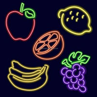 Kersenrood Esthetisch Fruit Nacht Neon Licht Led Borden Wanddecoratie Voor Slaapkamer Party Game Room Bedrijven Ziekenhuizen