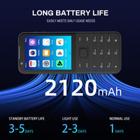 Teléfono Móvil TIQ Mini M5 con Doble SIM, Pantalla Táctil, Teclado, 3+32GB, Google Play, MTK6761, Android 13