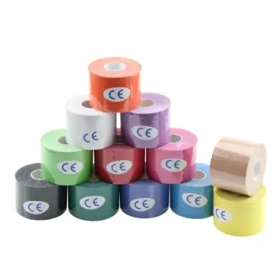 Kinesiology Tape For Physical Therapy Sports Athletes Latex Free Elastic Water Resistant