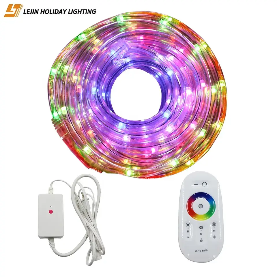 Noel süslemeleri tatil ışık için su geçirmez ve akıllı LED halat işık neon işık
