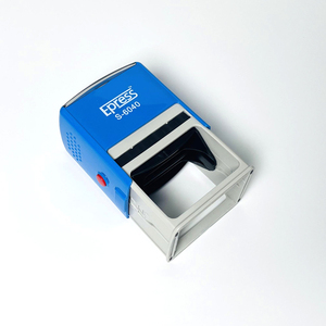 Sceau automatique estampage fabricant 60*40mm Rectangle bureau sceau timbres <span class=keywords><strong>notaire</strong></span> papier Logo personnel caoutchouc auto-encreur timbre - Product Image 6