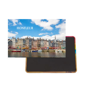 Pegatinas holográficas personalizadas para nevera, recuerdo de viaje de <span class=keywords><strong>Francia</strong></span>, imán para nevera de Mont Saint Michel - Product Image 5