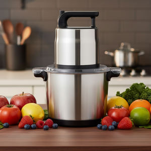 Robot culinaire multifonctionnel de grande capacité, 12 tailles, en acier, pour pilonner le yam, mélanger, broyer la viande, usage commercial - Product Image 6