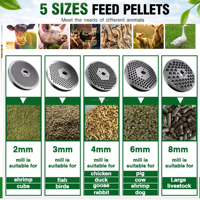 Granulateur à rouleaux électrique pour aliments pour animaux de compagnie et poissons, machine à granulés pour volailles et bétail