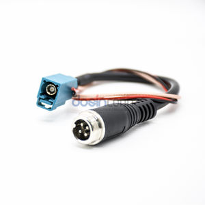 Câble d'extension Fakra femelle Z codée vers GX12 mâle 4P 30CM Câbles Fakra Adaptateur Fakra - Product Image 5