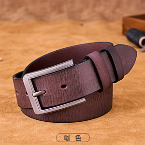 <strong>New</strong> Fashion <strong>Men</strong> Leather <strong>Belt</strong> Vintage Causal Dress Full Grain Cowhide <strong>Men</strong> Genuine Leather <strong>Belt</strong> - Product Image 6