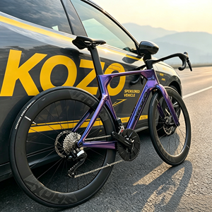 Bicicleta de Carretera de Fibra de Carbono Kozo de 7.8 KG, Venta Directa de Fábrica, con Cambios Hidráulicos Shimano 105 Di2 R7170 (2*12 Velocidades) - Product Image 1