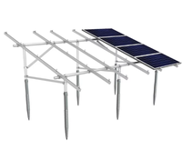 Supports de fixation au sol pour panneaux solaires photovoltaïques universels, durables, en zinc-aluminium-magnésium, galvanisés à chaud, garantie 25 ans
