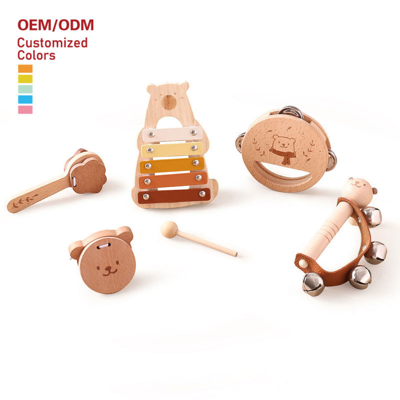 OME Wooden Percussion Musical Instruments Set