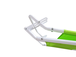 Silla reclinable de acero para acampar al aire libre, <span class=keywords><strong>tumbona</strong></span> <span class=keywords><strong>ligera</strong></span> y personalizada para <span class=keywords><strong>playa</strong></span> - Product Image 5