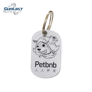 Diseño personalizado nombre al por mayor grabado láser <span class=keywords><strong>de</strong></span> acero inoxidable colgante Cadenas y colgantes collar <span class=keywords><strong>de</strong></span> Etiqueta <span class=keywords><strong>de</strong></span> perro para hombre - Product Image 3