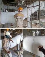 Feutre en aérogel de silice nano carré de 6 mm, fabriqué en Chine, résistant aux hautes températures, écologique, pour fours industriels.