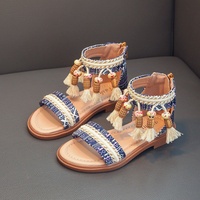 Sandales pour filles, enfants, style chinois tendance été 2025