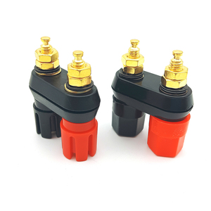 M5 Thread Dual Binding Post <span class=keywords><strong>Terminal</strong></span> Amplificador de potencia Altavoz <span class=keywords><strong>Banana</strong></span> <span class=keywords><strong>Plug</strong></span> Jack Socket Connector - Product Image 3