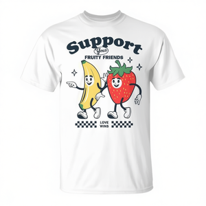 Camiseta Support Your Fruity Friends, diseño Pride Love Wins, unisex, talla para adultos - Product Image 2
