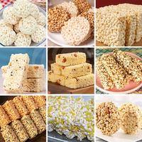 ORME Machine à friandises Krispie au riz entièrement automatique Barre de protéines aux céréales Ligne de production de gâteaux au riz soufflé