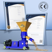 JINGLAI Machine à granulés d'aliments pour animaux de petite taille 125, très vendue, pour élevages de poulets, canards et volailles, personnalisation OEM, ISO CE, vente en gros