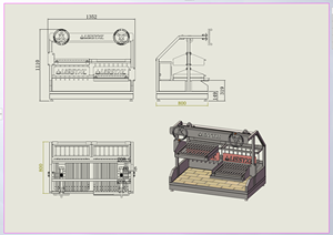 Barbecue <span class=keywords><strong>argentin</strong></span> à charbon de bois à hauteur réglable, contrôle précis de la chaleur, barbecue au bois - Product Image 6