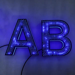 Nuovi Arrivi: Insegne LED Personalizzate per Esterni, Lettere 3D con Effetto Cielo Stellato Retroilluminate, Adatte per <span class=keywords><strong>Locali</strong></span> Commerciali - Product Image 4