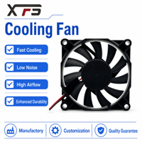 Ventilateur électrique sans balais DC DF7010B05H 5V 12V 24V 2000-3000RPM 10.31-18.46CFM PBT UL94V-0 avec roulement à manchon, ventilateur de refroidissement pour ordinateur OEM