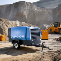 APCOM 185-1000 cfm 16bar 17bar 18bar 20bar 22bar compresseur d'air à vis diesel moteur diesel de ar 16 17 18 20 22 bar ncompresor