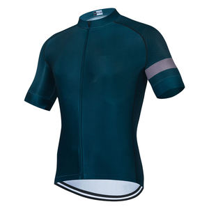 Ensemble de maillot et short de cyclisme imprimé ciel étoilé à effet dégradé, fermeture éclair intégrale, séchage rapide, respirant, sublimation personnalisée, kit de vélo unisexe - Product Image 3