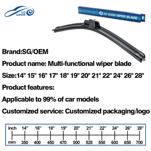 <span class=keywords><strong>Tergicristalli</strong></span> Universali di Alta Qualità, Ecologici e Resistenti all'Usura, Realizzati in Gomma Naturale per Auto - Product Image 6