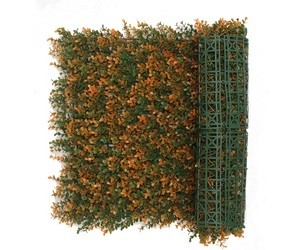 Panel de pared verde de plantas artificiales, naranja, <span class=keywords><strong>Buxus</strong></span>, 50x50cm - Product Image 1