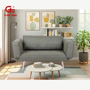 Moderno房状シングルふすん生地折りたたみソファベッド小型リビングルーム寝室用アパートまたはダイニングホテル用 - Product Image 1