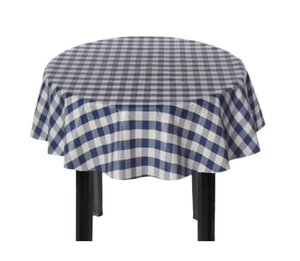 <span class=keywords><strong>78</strong></span> inch Vòng màu xanh và trắng kiểm tra Khăn trải bàn cho các nhà hàng, khách sạn, câu lạc bộ - Product Image 1