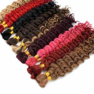 Extensiones de Cabello Humano Remy 100%, Color Natural, Cutícula Alineada, Ondulado al Agua, para Trenzas, Color Claro para un Fácil Peinado - Product Image 2