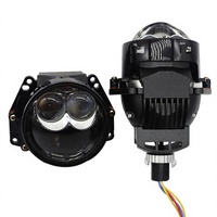 WD002 Vente en gros usine 6000K 12V H1H4H7H113 Phares Bi-LED Laser à lentille de projecteur pour mise à niveau des éclairages de voiture