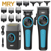 MRY Fabricante, Recortadora de Pelo Profesional Inalámbrica con Cuchilla DLC, Cortadora de Pelo Potente de 7500 rpm
