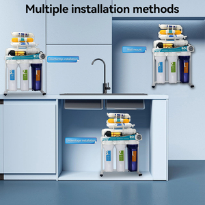Système de filtration d'eau RO électrique en plastique de qualité supérieure, promotionnel, avec filtration en 7 étapes, surveillance TDS, facile à utiliser pour la maison et l'extérieur - Product Image 4