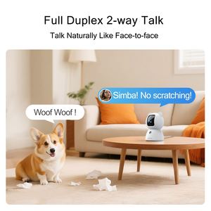 Cámara de Vigilancia Inalámbrica para Mascotas con Wifi, Intercomunicador Bidireccional, Visión Nocturna HD, Detección de Movimiento, Gran Venta de Fábrica - Product Image 6