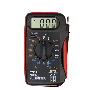 Pil testi ile cep boyutu dijital multimetre DT83B multitester elektronik aracı