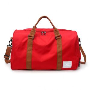 Custom Logo Handheld Waterproof Unisex Oxford Travel Storage Bag Sports <b>Backpack</b> Duffle Organizer Bag with Shoe Compartment - Product Image 1