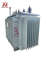 Transformateur immergé dans l'huile triphasé 10 kVA 20 kVA 63 kVA 80 kVA 400 V à enroulement en cuivre pour usage industriel et raccordement au réseau
