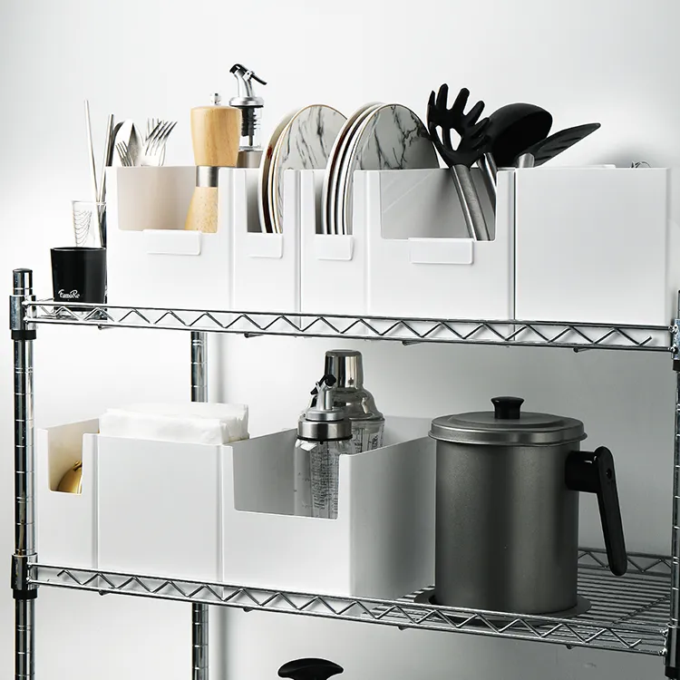 Organizador japonês para utensílios de cozinha, caixa de armazenamento de papel organizador para escritório e uso doméstico, estilo japonês, 2023