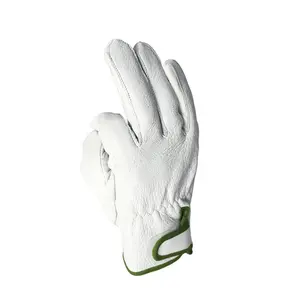 The Factory Sells Good And Inexpensive Quality Assurance Pig Leather Industrial Driver Gloves