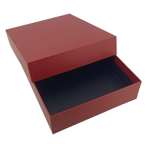 Kotak Kemasan Laci Karton Kraft Berlapis UV Daur Ulang Warna Polos Coklat Hitam Merah Putih Persegi Panjang yang Dapat Disesuaikan dan Tersedia dalam Stok untuk Wig - Product Image 1