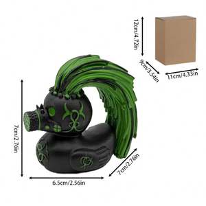 Venta al por Mayor de Adorables Figuras de Pato Punk de Halloween, Figura de Pato Satánico para Decoración de Escritorio y Hogar en Halloween - Product Image 6